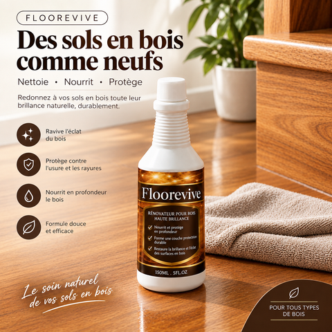 FlooRevive™ | Finies les rayures, et un éclat profond retrouvé